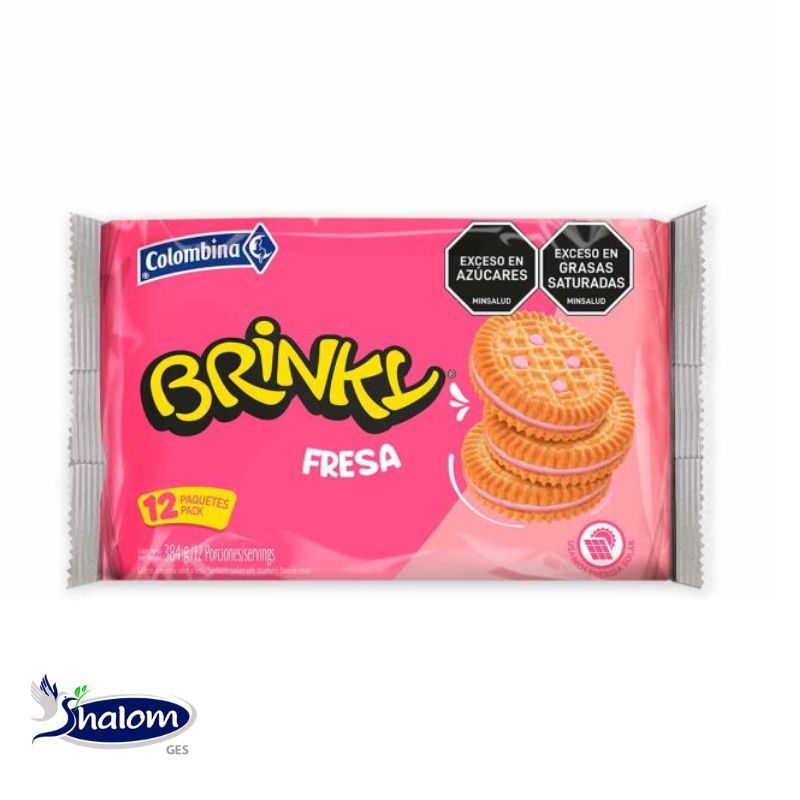 Galleta  Brinky Fresa *12Un