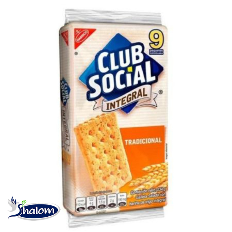Galleta Club Social Integral Bolsa* 9Un