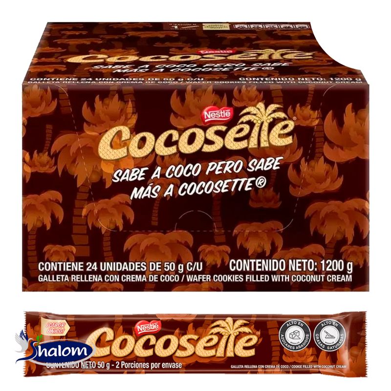 GALLETA COCOSETTE MAXIWAFFER X50GR - CAJAX24