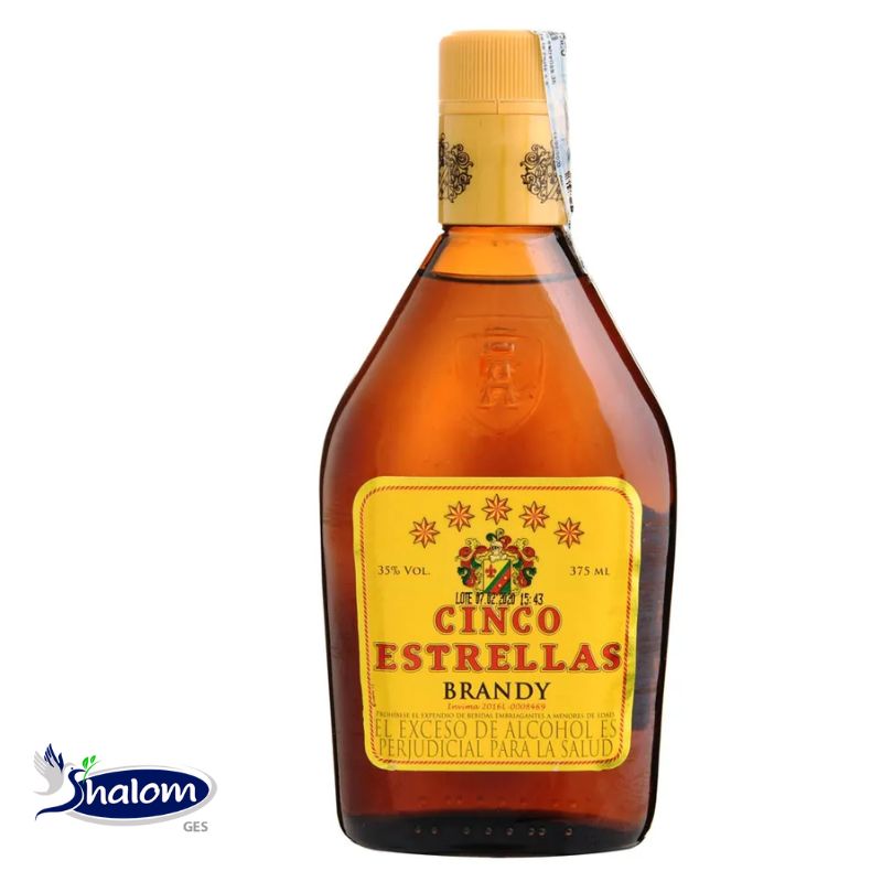 Brandy Cinco Estrellas *375Ml