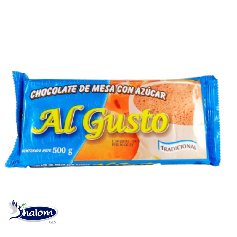 Chocolate Al Gusto Tradicional *500Gr