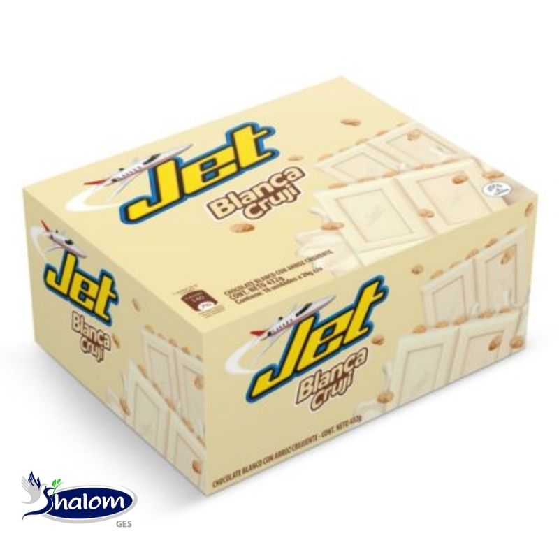 Chocolatina Cruji Jet Blanca *18Un*24Gr