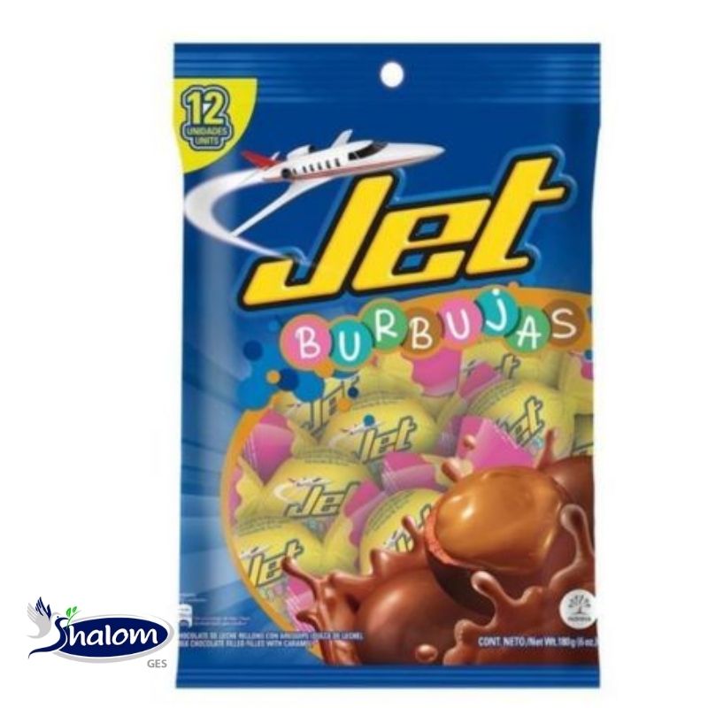 BURBUJAS DE CHOCOLATE JET X14GR - PAQUETEX12