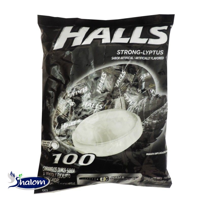 Mentas Halls Pepa Extrastrong Bolsa*100Un