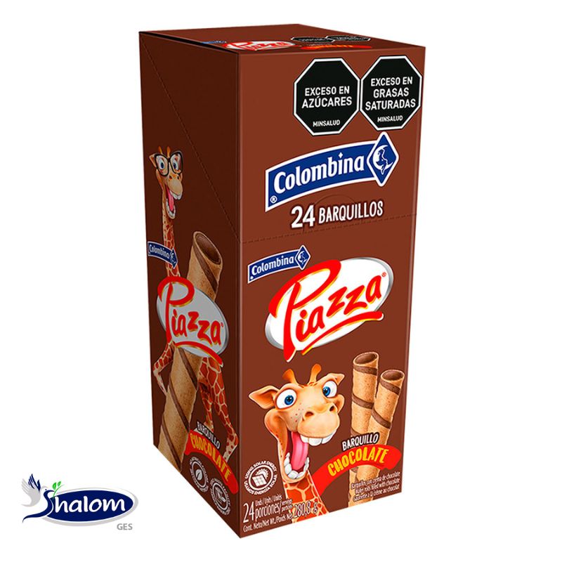Piazza Jirafa Chocolate *24Unds