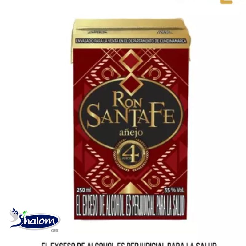 Ron Santafe Tetra Pack *250Ml