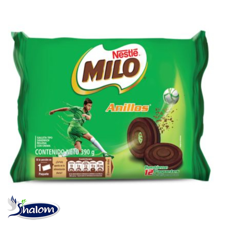 Galleta Milo Anillos 16 Pq *6Un