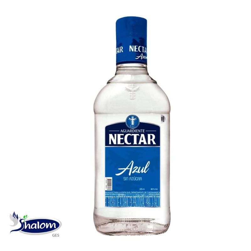 Aguardiente Nectar Azul Sin Azucar *375Ml
