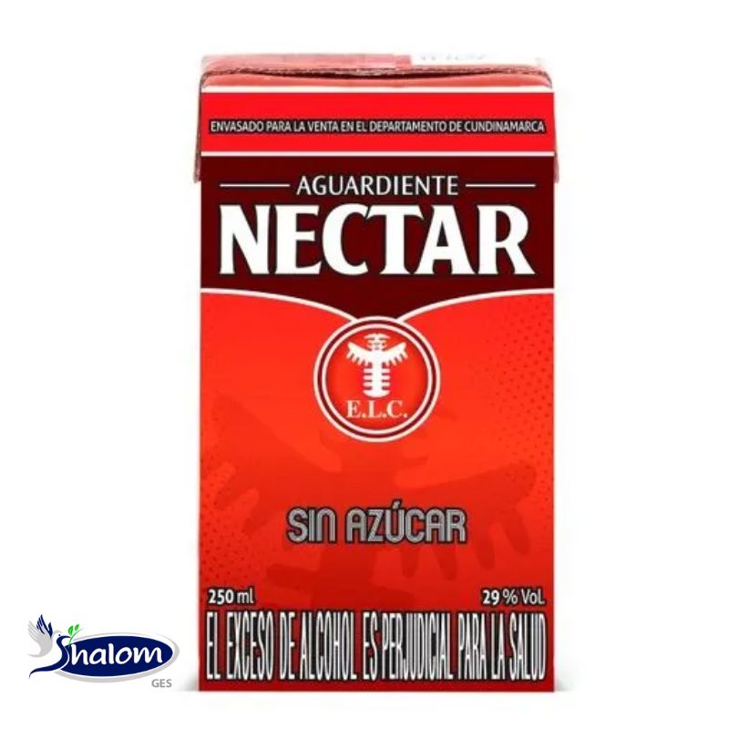 Aguardiente Nectar Rojo Tetra Pack *250Ml