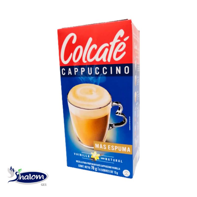 Cappuccino Colcafe Vainilla *6Sob *18Gr