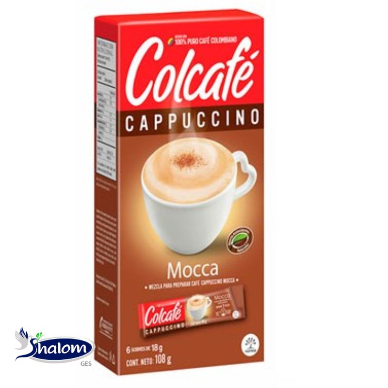Cafe Colcafe Cappucino Mocca Nat *18Grs *6Unds