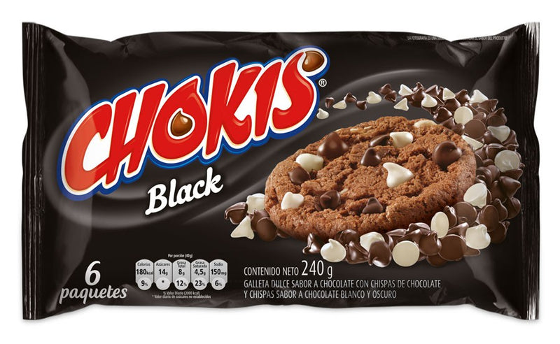 CHOKIS CHISPAS BLACK 37G X 6 - BOLSA