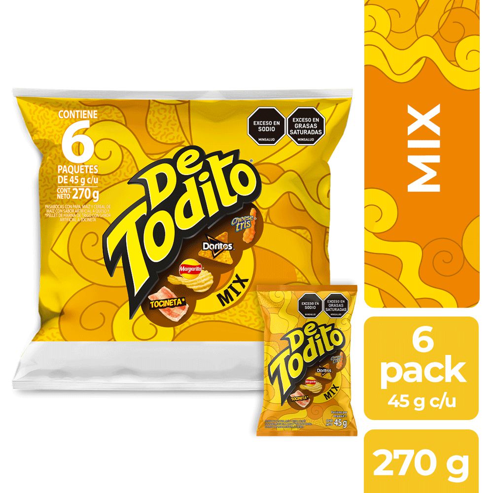 DETODITO MIX 45G X6 - BOLSA