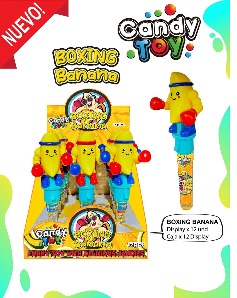 CANDY TOY BOXING BANANA - 1 UND