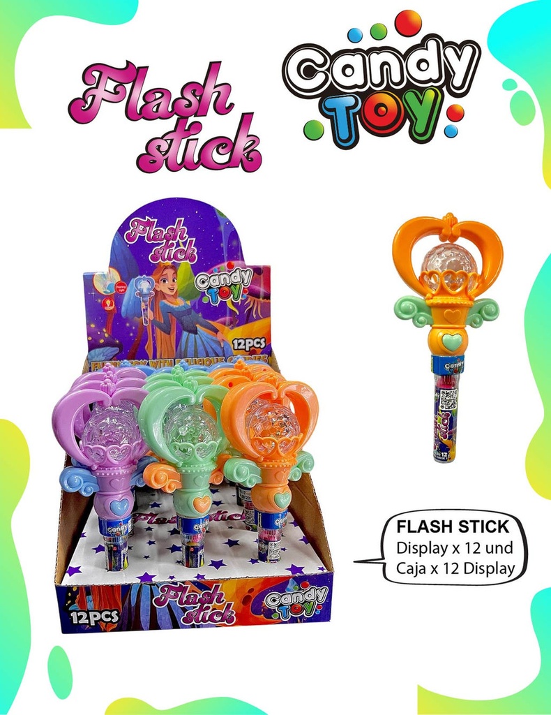 CANDY TOY FLASH STICK - 1 UND