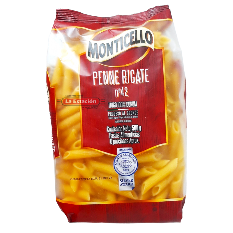 Penne Rigate Monticello X 500G