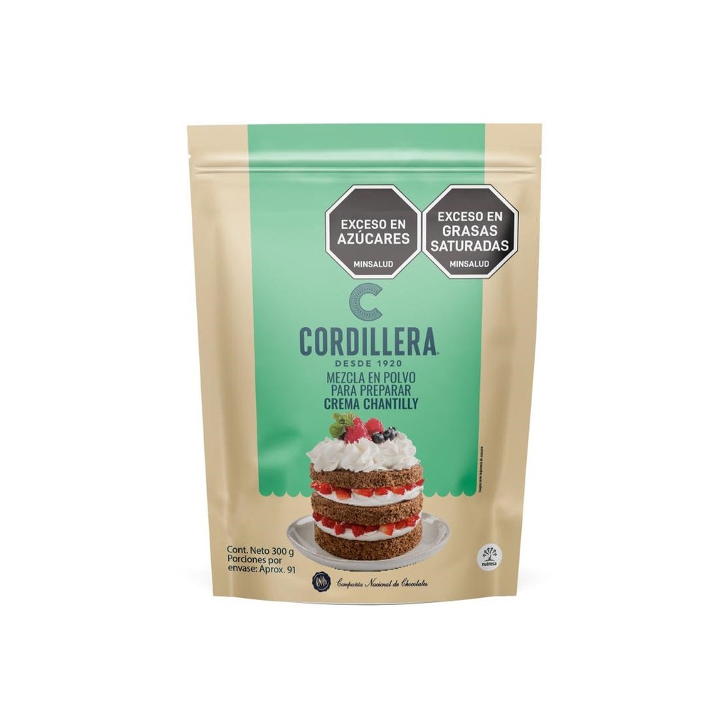 Chantilly Cordillera 24 Bol X 300G