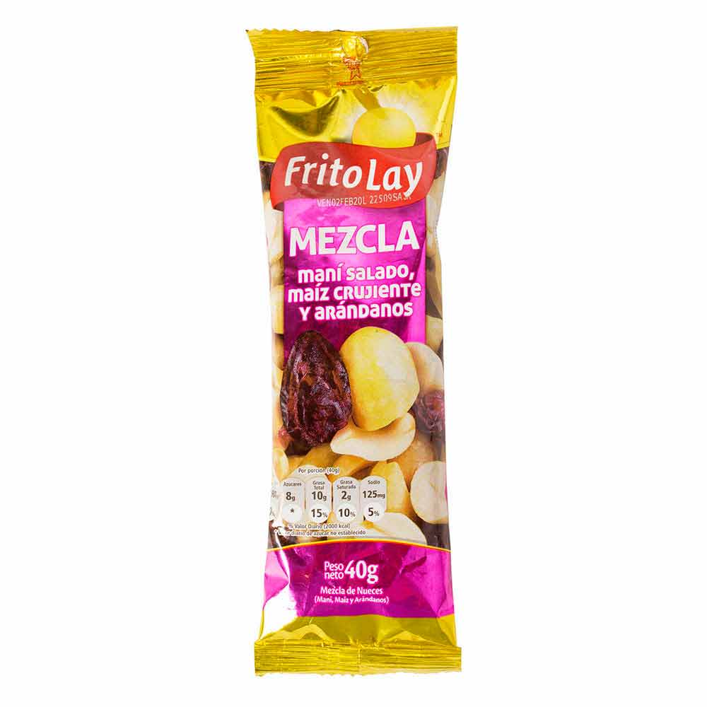 FRITOLAY MIX ARANDA 40G X 12 - CAJA