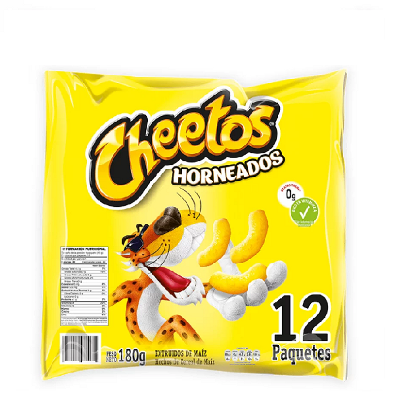 CHEETOS NATURAL 15G X 12 - BOLSA