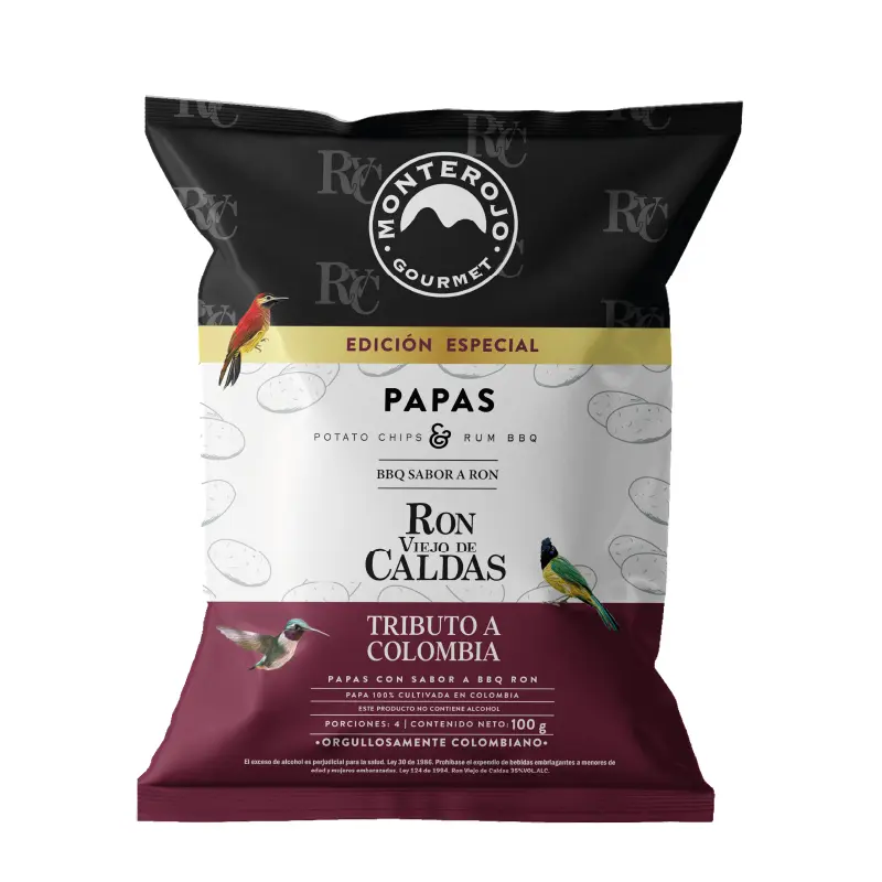 Papas BBQ Ron 100 gr - Familiar