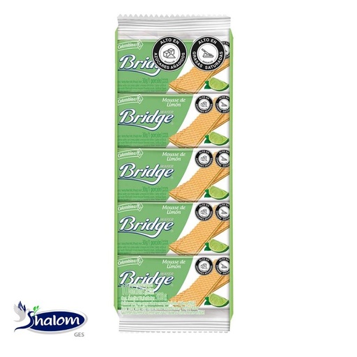 [EC3138] Galleta Bridge Ind Mouse Limon *10Un