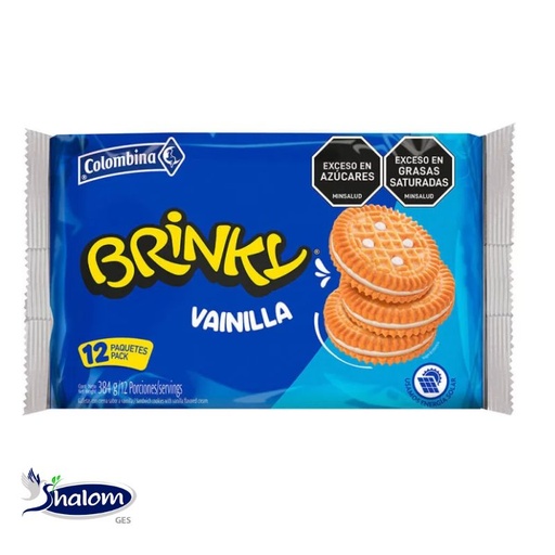 [EC10508] Galleta Brinky Vainilla *12Un
