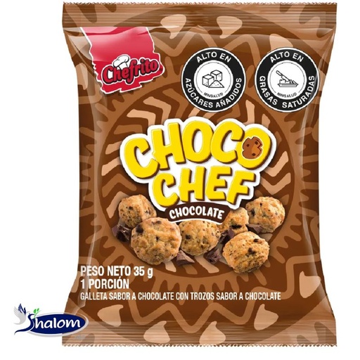 [EC11278] Galleta Chocochef Chefrito*12