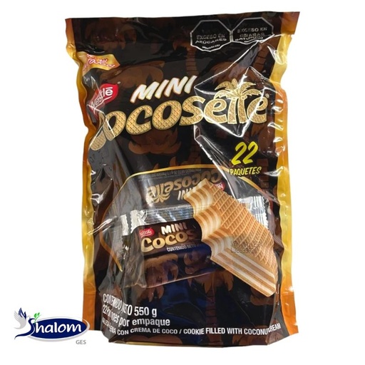 [EC10732] Galleta Cocosette  *22Unds *550Grs