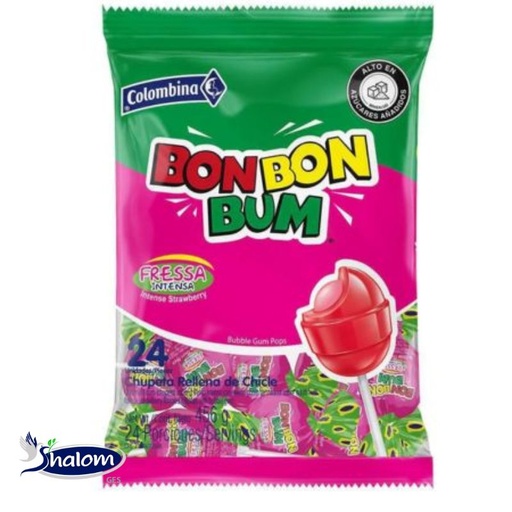 [EC785] Bon Bon Bum Fresa Intensa *24Un