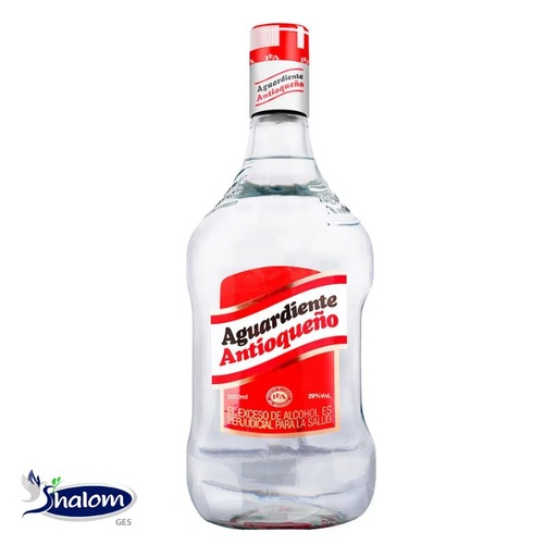 [EC54] Aguardiente Antioqueño Rojo Garrafa *2000Ml