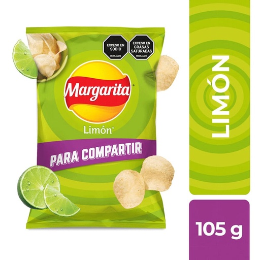[EC4993] PAPAS MARGARITA LIMON 105G