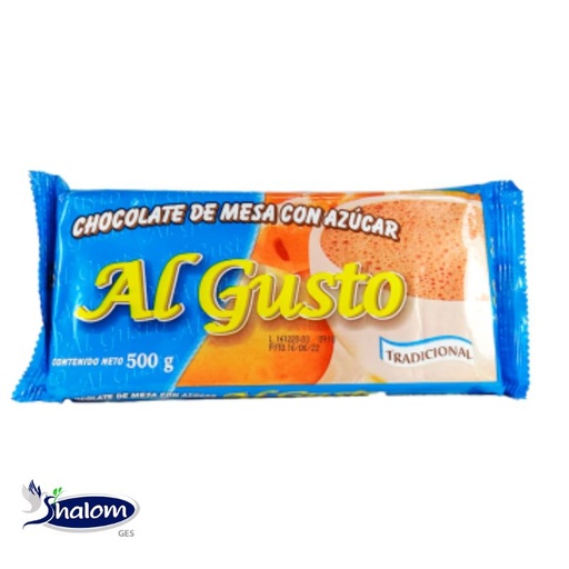 [EC6294] Chocolate Al Gusto Tradicional *500Gr