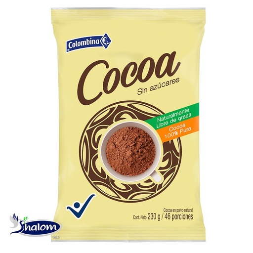 [EC9923] Cocoa Colombina *230Grs