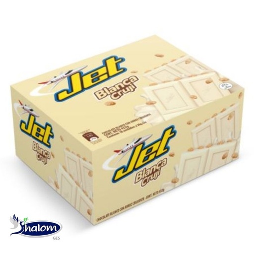[EC539] Chocolatina Cruji Jet Blanca *18Un*24Gr