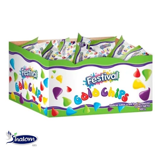 [EC550] Choco Festival Golochips *24Un*20Gr