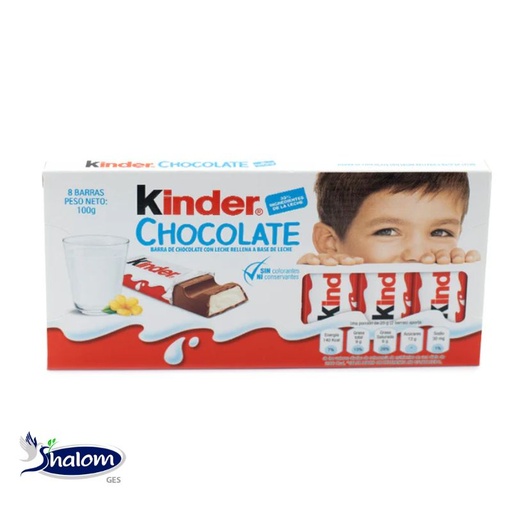 [EC618] Chocolatina Kinder Tableta *8Un