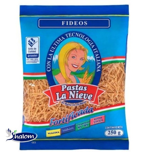 [EC1927] Pasta La Nieve Fideos *250Gr