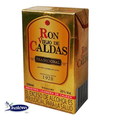 [EC2060] Ron Viejo Caldas 3 Años Tetra Pack *250Ml