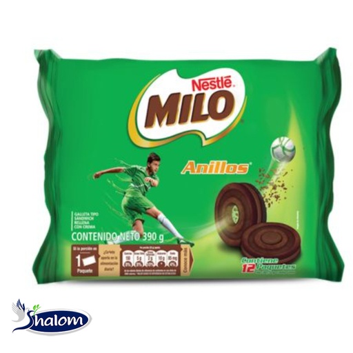 [EC1397] Galleta Milo Anillos 12 Pq *4Un