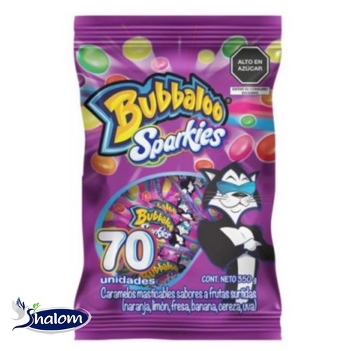 [EC5803] Sparkis Bubbaloo Bolsa*70Und