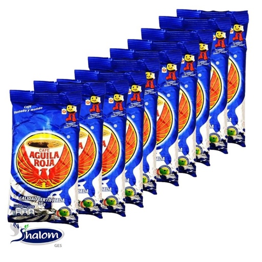 [EC4481] Cafe Águila Roja *10Und * 50 Gr