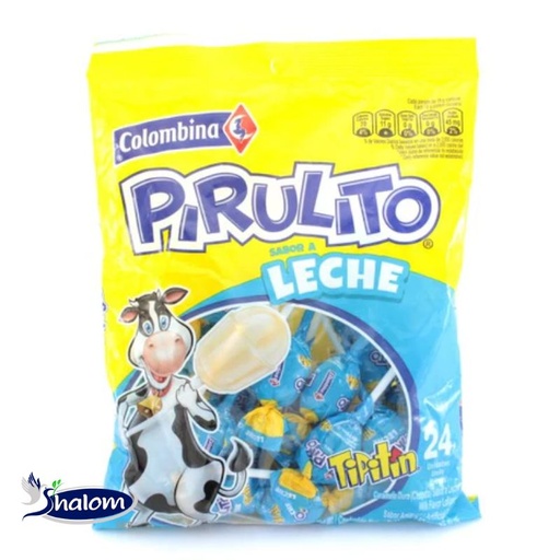 [EC9912] Pirulito Leche *24Un