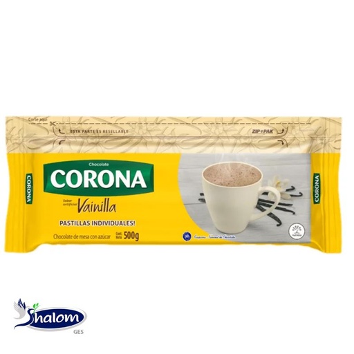 [EC3339] Chocolate Corona Vainilla *450Gr