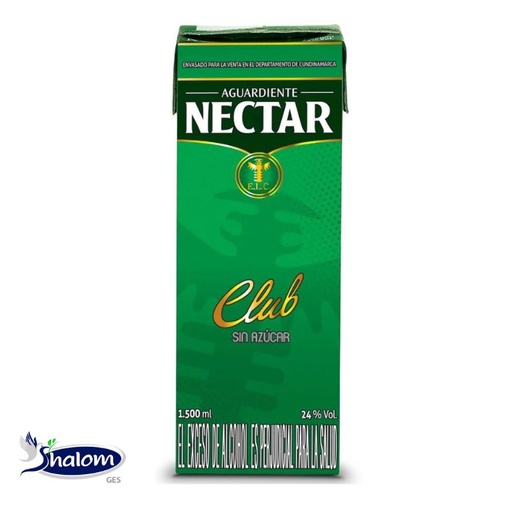 [EC4475] Aguardiente Nectar Club Litro Y Medio