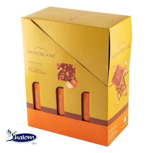 [EC6260] Chocolatina Montblanc Macadamia 1Und*80Gr