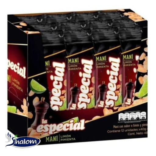 [EC2947] Mani La Especial Lim Pim *12Und*40Gr
