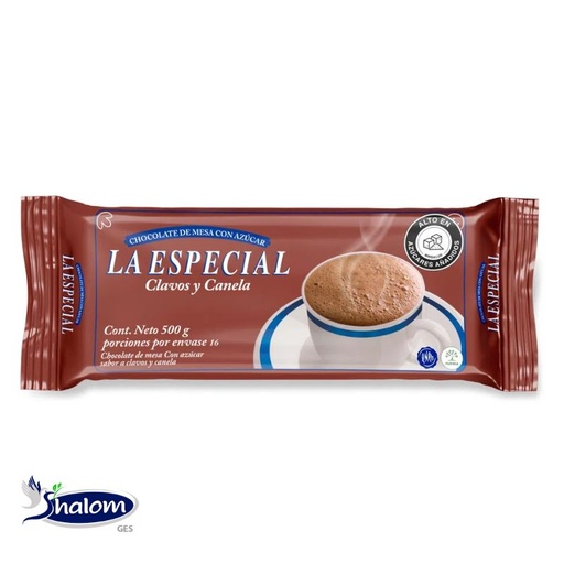 [EC10873] Chocolate Especial Clavos Y Canela *500Grs