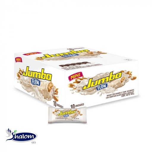 [EC8340] Chocolatina Jumbo Flow Mini Blanca *10Un*18Grs