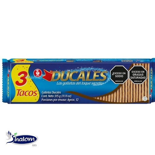 [EC8550] Galleta Ducales 3 Tacos *315Grs