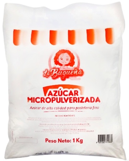[EC1076] AZÚCAR MICROPULVERIZADA LA BUGUEÑA 1Kg